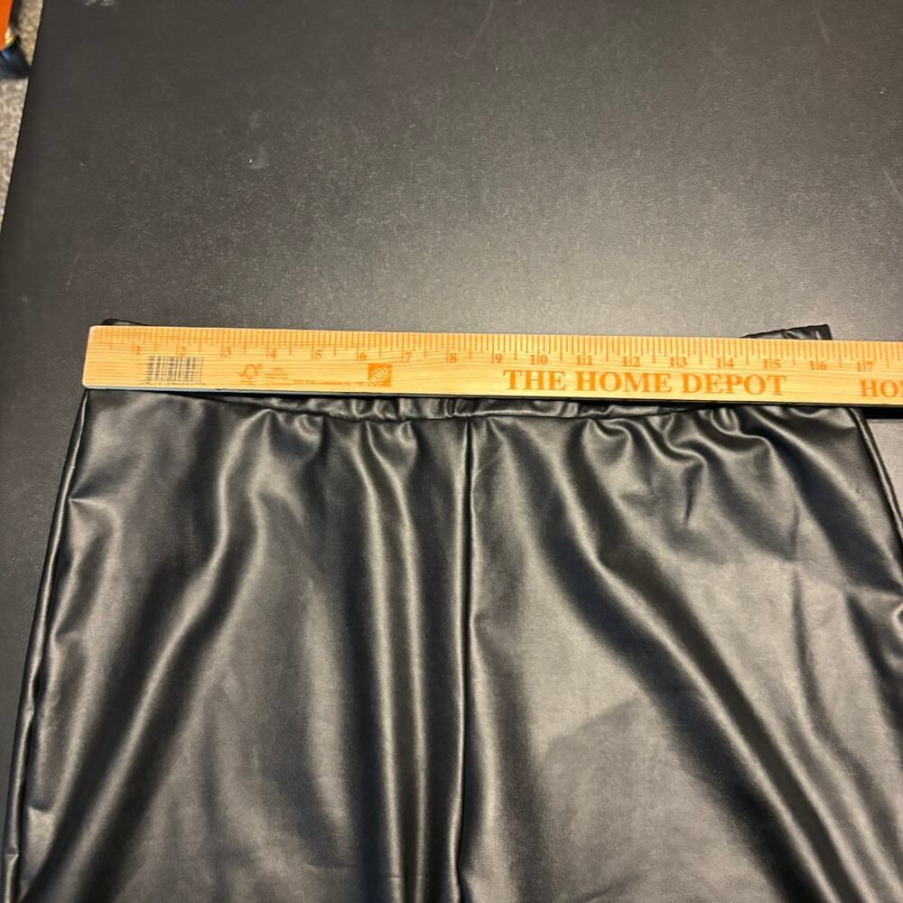 NWT Eloquii Faux Leather Legging Pants Women Plus Size 16 Black - Picture 3 of 7